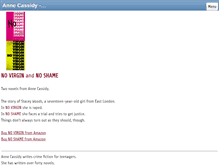 Tablet Screenshot of annecassidy.com